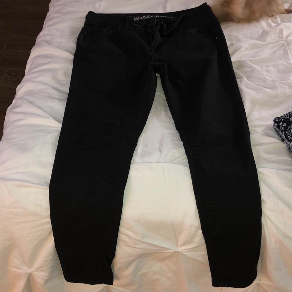 Black high waisted skinny jeans